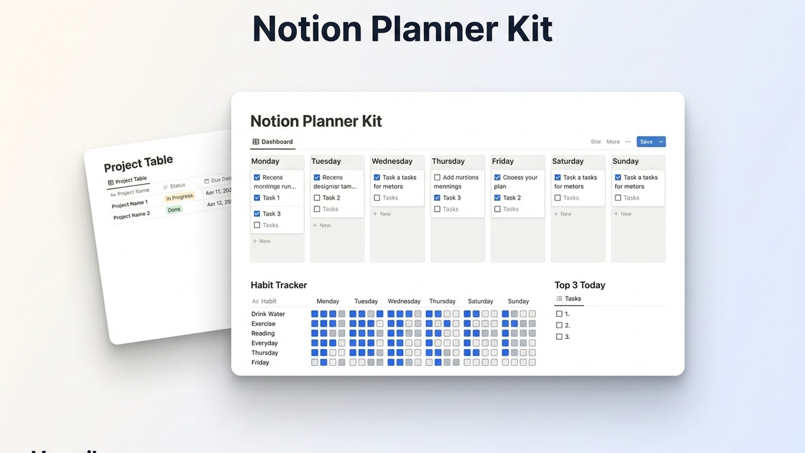 Notion Planner Kit cover
