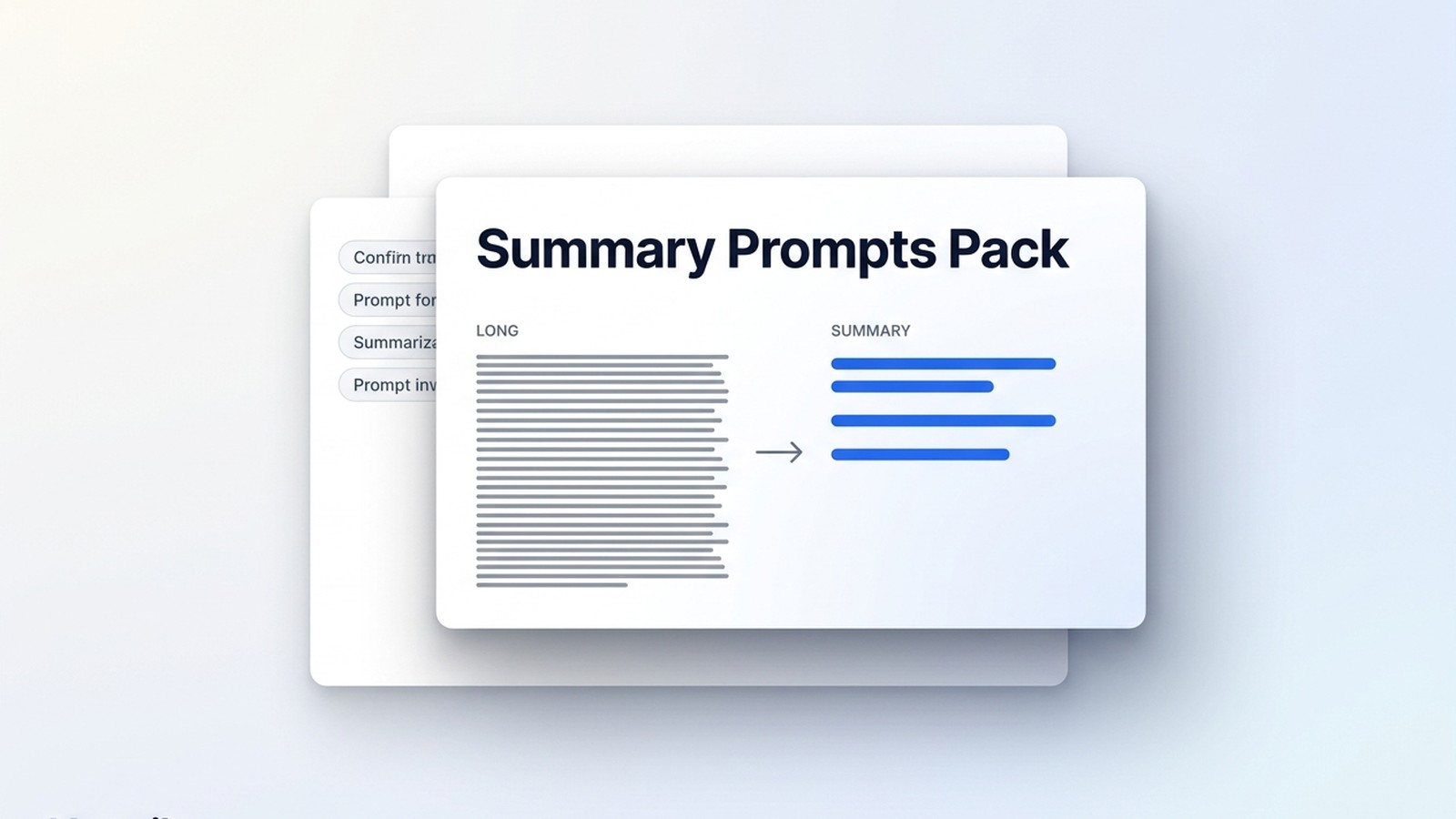 Summary Prompts Pack cover